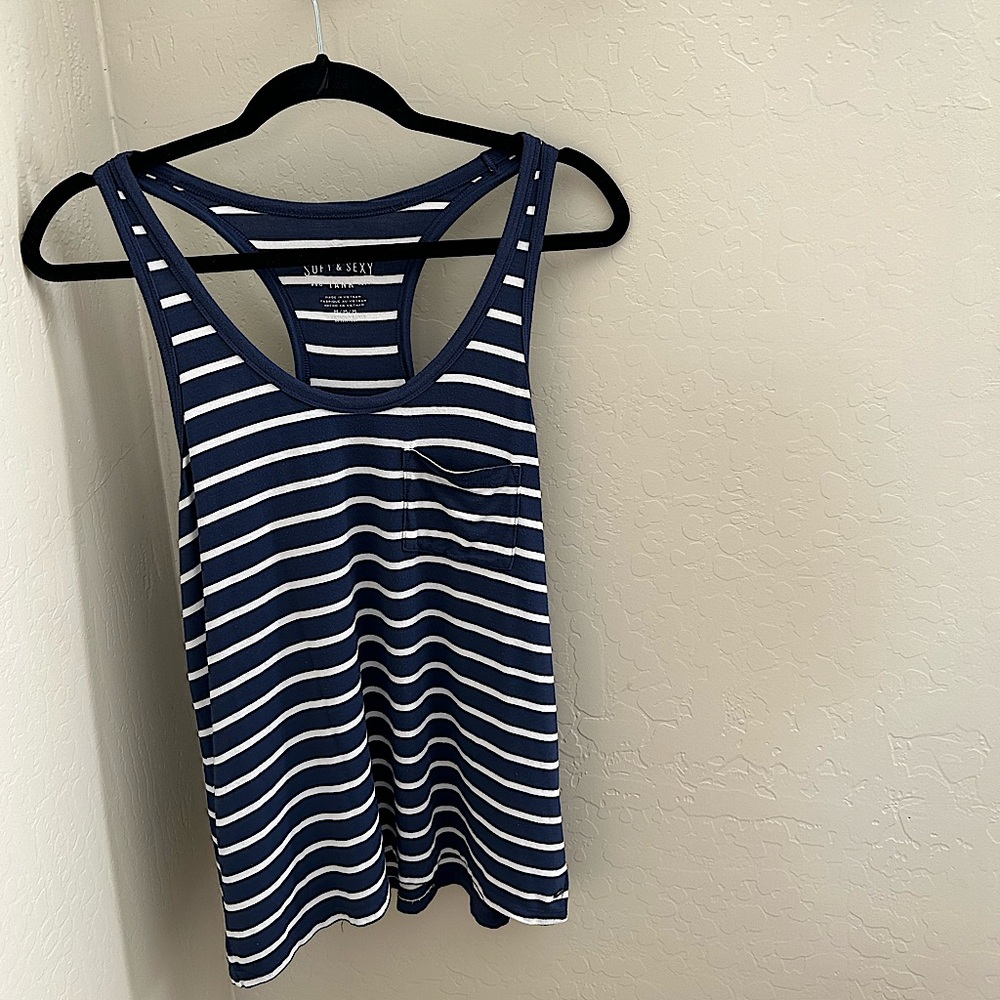 American Eagle Striped Tank Top